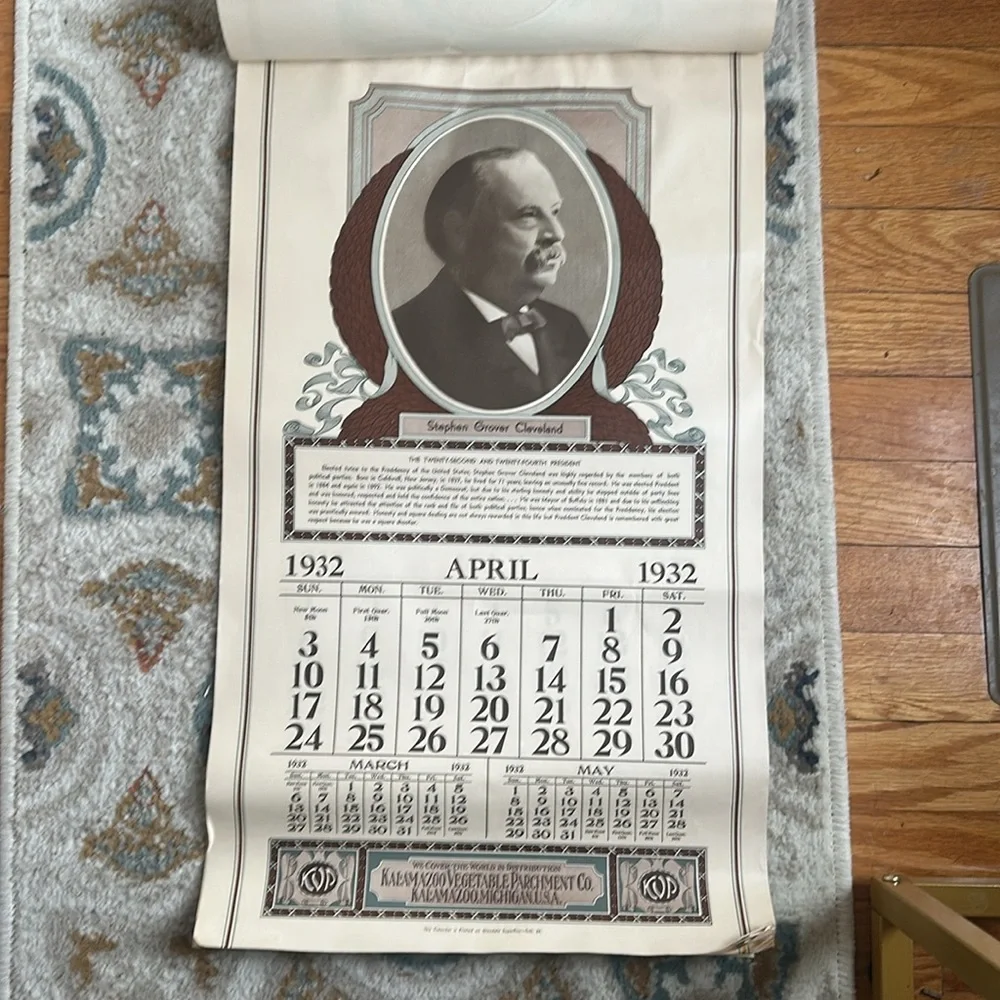 president calender